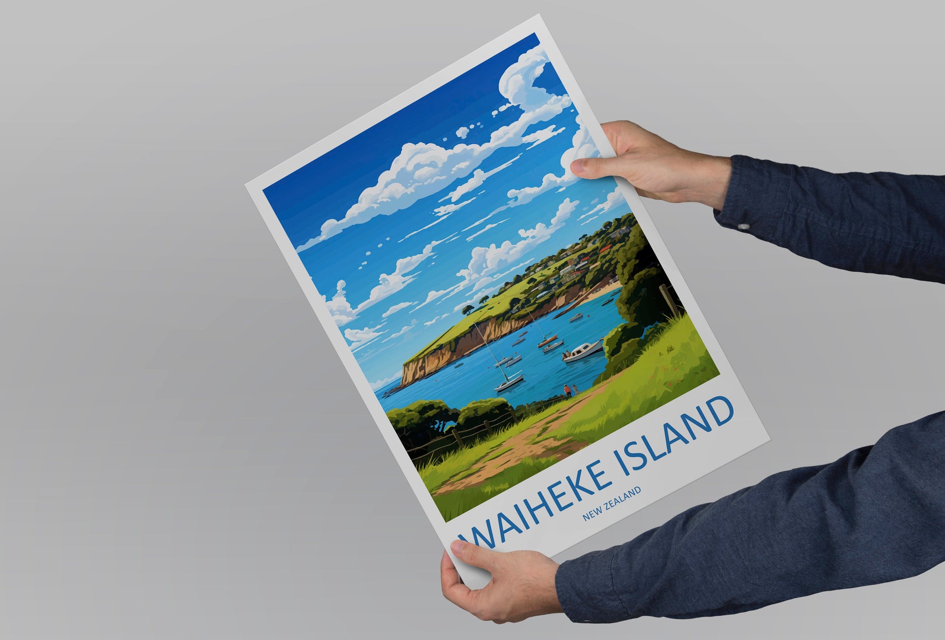 Waiheke Island Travel Print Wall Art Waiheke Island Wall Hanging Home Décor Waiheke Island Gift Art Lovers New Zealand Art Lover Gift Print