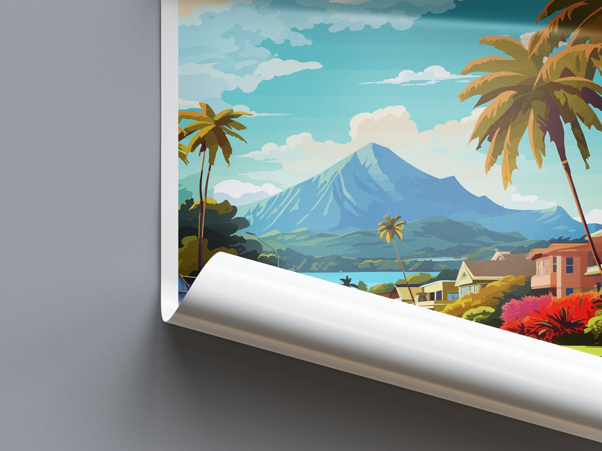 Tauranga Travel Print Wall Art Tauranga Wall Hanging Home Décor Tauranga Gift Art Lovers New Zealand Art Lover Gift Print New Zealand Art