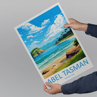 Abel Tasman National Park Travel Print Wall Art Abel Tasman Wall Hanging Home Décor Abel Tasman Gift Art Lovers New Zealand Art Lover Gift