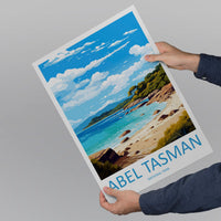 Abel Tasman National Park Travel Print Wall Art Abel Tasman Wall Hanging Home Décor Abel Tasman Gift Art Lovers New Zealand Art Lover Gift