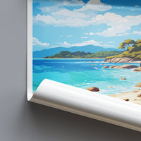 Abel Tasman National Park Travel Print Wall Art Abel Tasman Wall Hanging Home Décor Abel Tasman Gift Art Lovers New Zealand Art Lover Gift