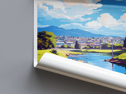 Hamilton Travel Print Wall Art Hamilton Wall Hanging Home Décor Hamilton Gift Art Lovers New Zealand Art Lover Gift Hamilton NZ Art