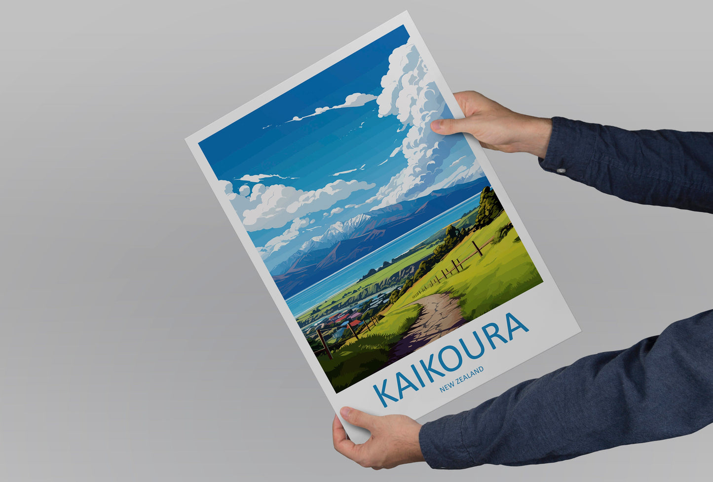Kaikoura Travel Print Wall Art Kaikoura Wall Hanging Home Décor Kaikoura Gift Art Lovers New Zealand Art Lover Gift Kaikoura NZ Art