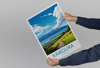 Kaikoura Travel Print Wall Art Kaikoura Wall Hanging Home Décor Kaikoura Gift Art Lovers New Zealand Art Lover Gift Kaikoura NZ Art