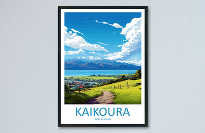 Kaikoura Travel Print Wall Art Kaikoura Wall Hanging Home Décor Kaikoura Gift Art Lovers New Zealand Art Lover Gift Kaikoura NZ Art