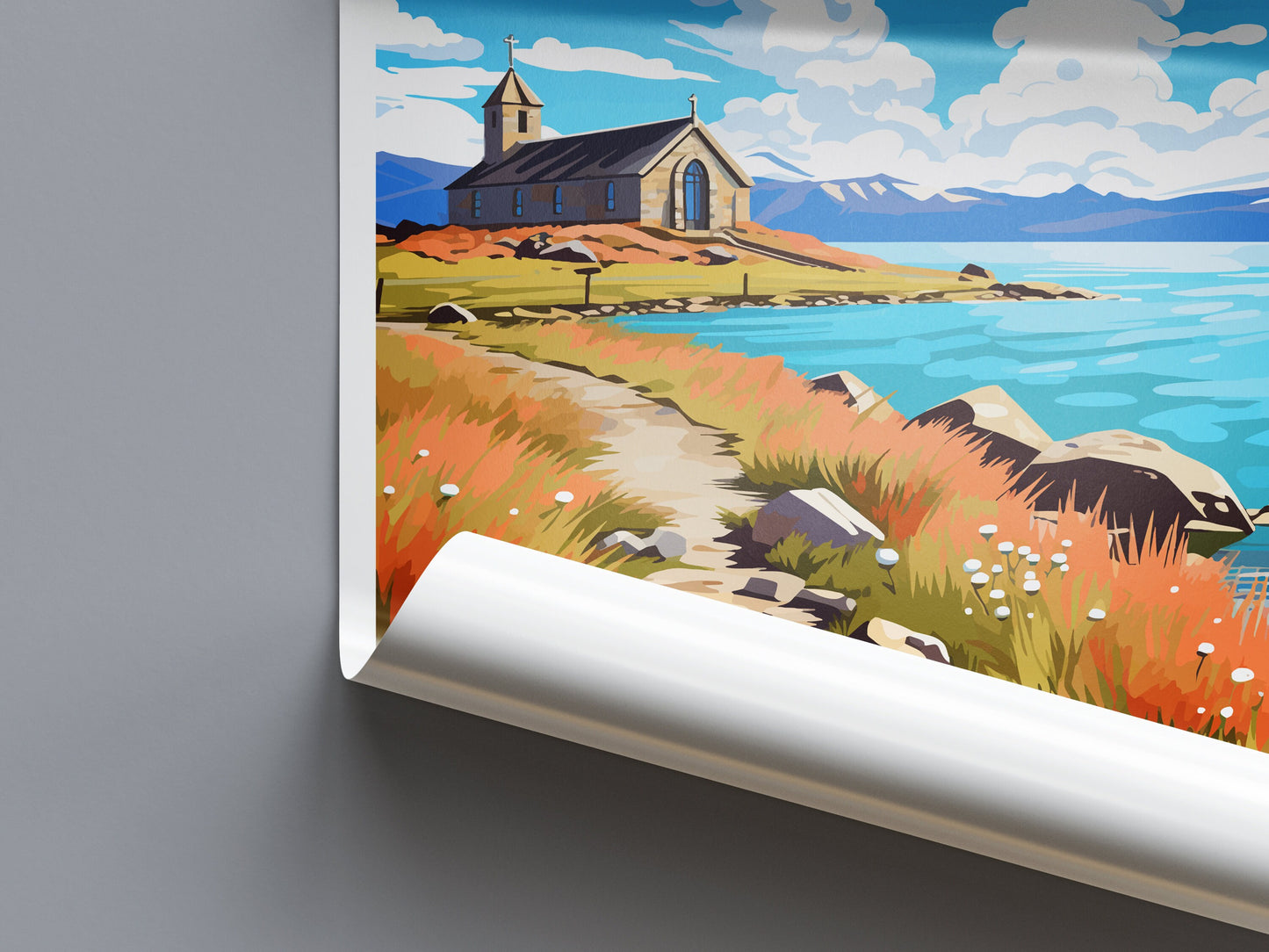 Lake Tekapo Travel Print Wall Art Lake Tekapo Wall Hanging Home Décor Lake Tekapo Gift Art Lovers New Zealand Art Lover Gift Lake Tekapo NZ