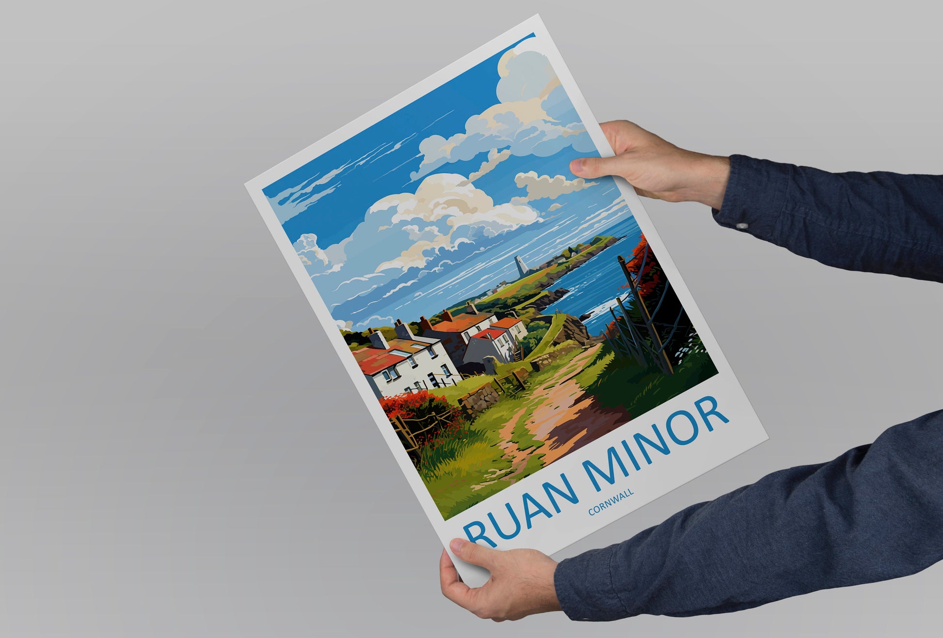 Ruan Minor Travel Print Wall Art Ruan Minor Wall Hanging Home Décor Ruan Minor Gift Art Lovers Cornwall Art Lover Gift