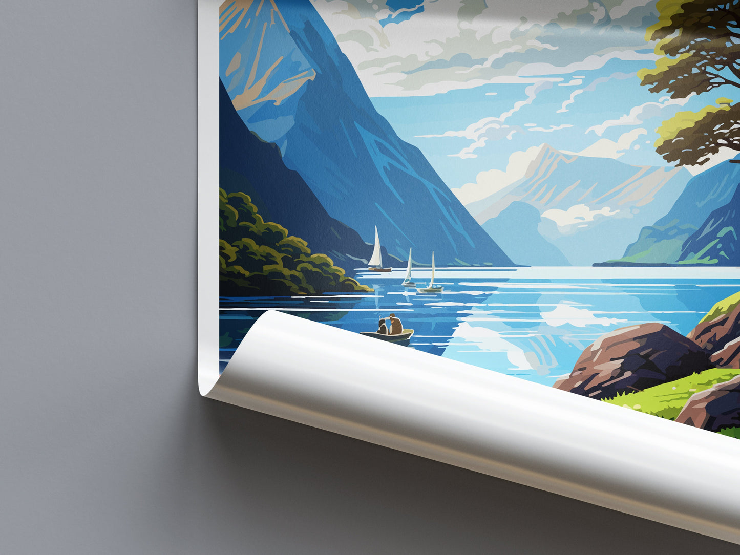 Milford Sound Travel Print Wall Art Milford Sound Wall Hanging Home Décor Milford Sound Gift Art Lovers New Zealand Art Lover Gift