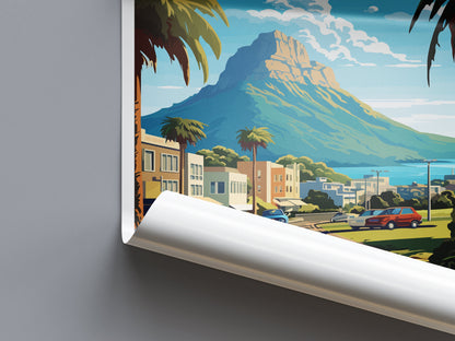 Mount Maunganui Travel Print Wall Art Mount Maunganui Wall Hanging Home Décor Mount Maunganui Gift Art Lovers New Zealand Art Lover Gift