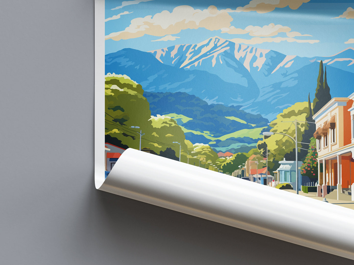 Nelson Travel Print Wall Art Nelson Wall Hanging Home Décor Nelson Gift Art Lovers New Zealand Art Lover Gift Nelson New Zealand Poster