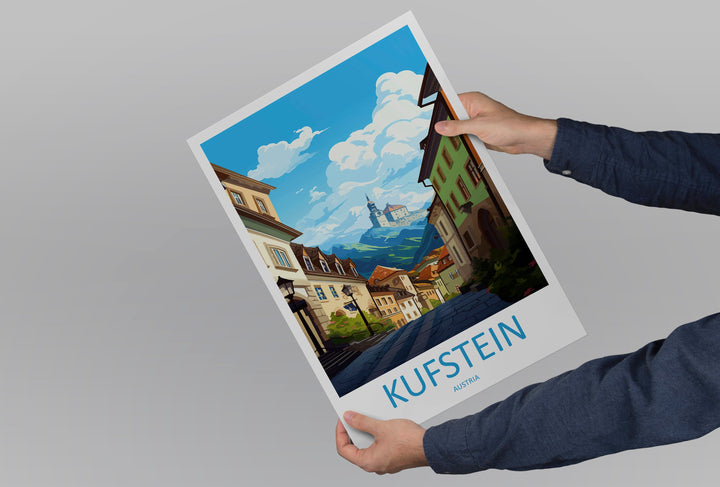 Kufstein Travel Print Wall Art Kufstein Wall Hanging Home Décor Kufstein Gift Art Lovers Art Lover Gift Kufstein Print Austria