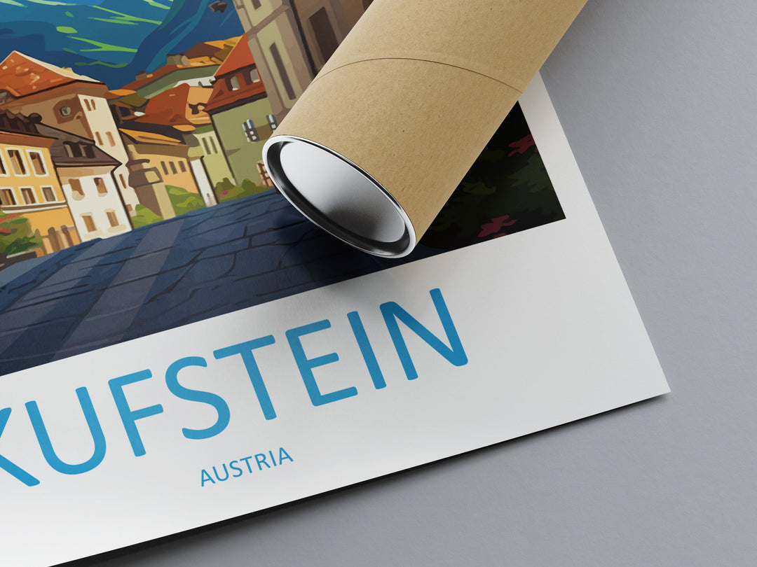 Kufstein Travel Print Wall Art Kufstein Wall Hanging Home Décor Kufstein Gift Art Lovers Art Lover Gift Kufstein Print Austria