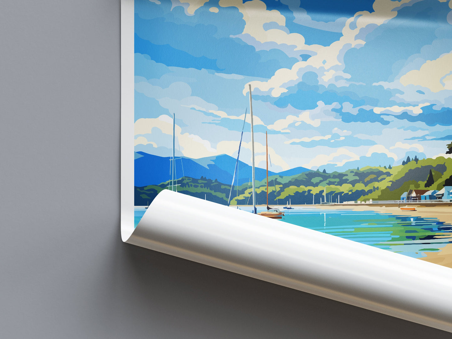 Whanganmata Travel Print Wall Art Whanganmatad Wall Hanging Home Décor Whanganmata Gift Art Lovers New Zealand Art Lover Gift Whanganmata