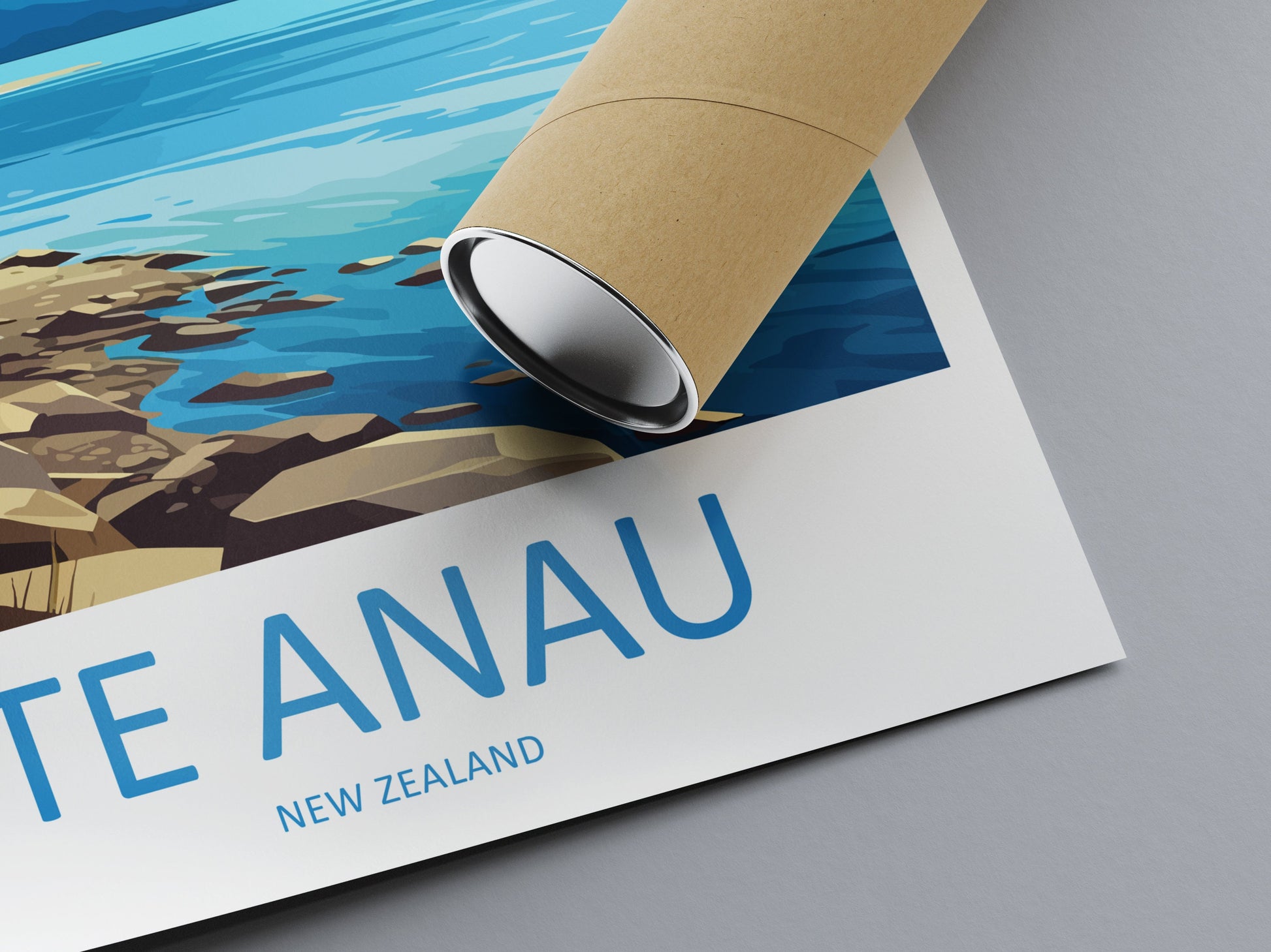 Te Anau Travel Print Wall Art Te Anau Wall Hanging Home Décor Te Anau Gift Art Lovers New Zealand Art Lover Gift Te Anau New Zealand Poster