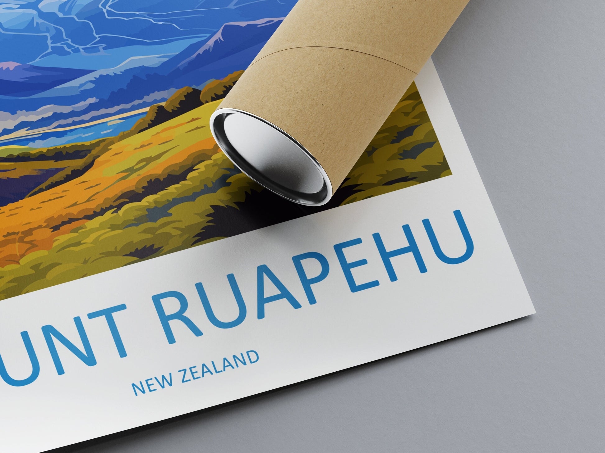Mount Ruapehu Travel Print Wall Art Mount Ruapehu Wall Hanging Home Décor Mount Ruapehu Gift Art Lovers New Zealand Art Lover Gift