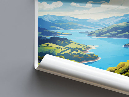 Marlborough Sounds Travel Print Wall Art Marlborough Sounds Wall Hanging Home Décor Marlborough Sounds Gift Art Lovers New Zealand Art Lover