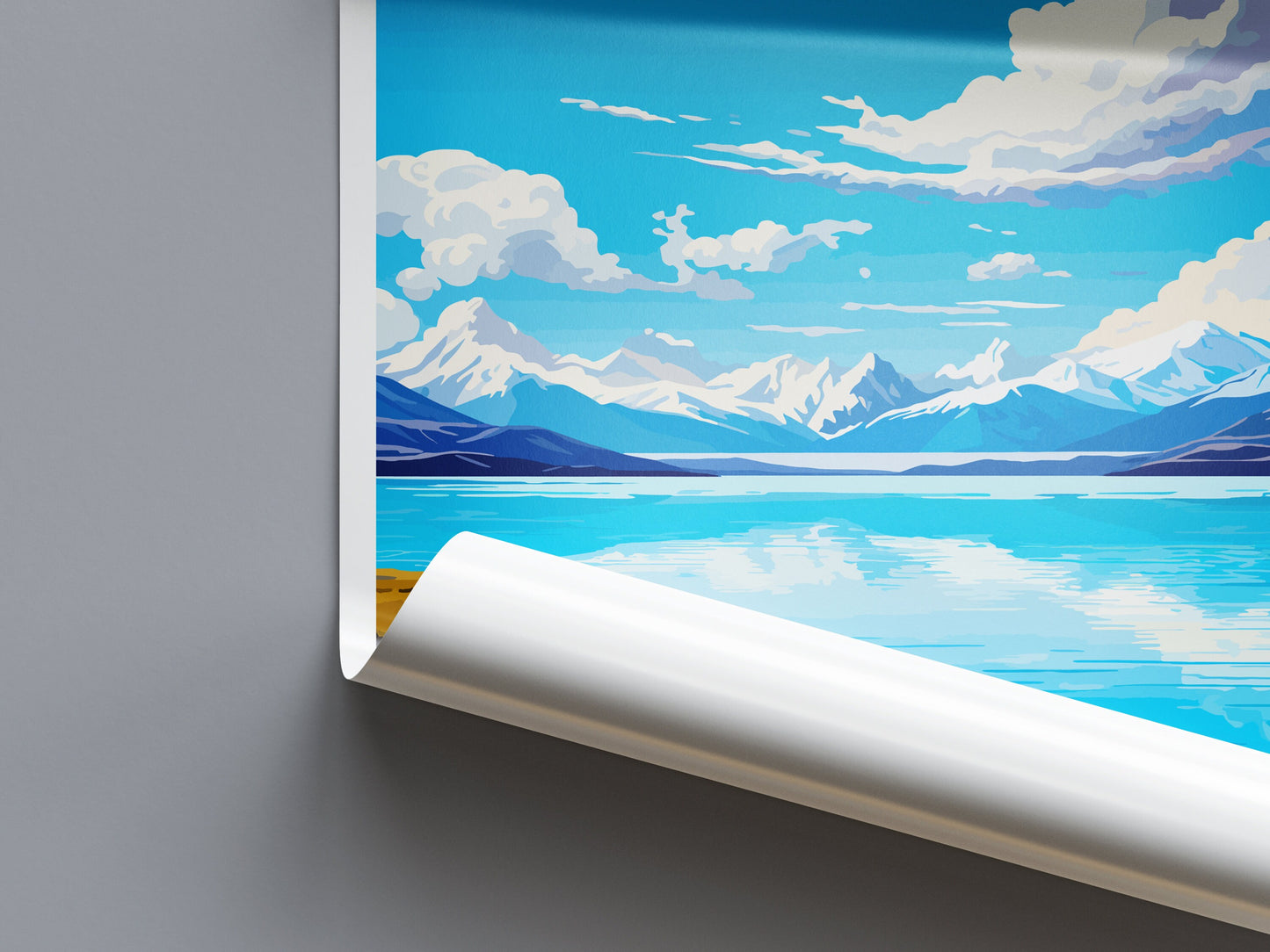 Lake Pukaki Travel Print Wall Art Lake Pukaki Wall Hanging Home Décor Lake Pukaki Gift Art Lovers New Zealand Art Lover Gift Lake Pukaki