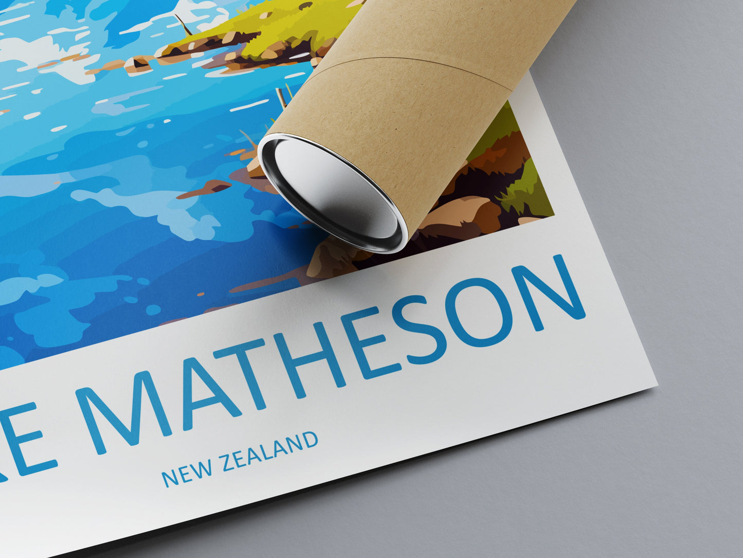 Lake Matheson Travel Print Wall Art Lake Matheson Wall Hanging Home Décor Lake Matheson Gift Art Lovers New Zealand Art Lover Gift
