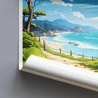 Abel Tasman Coastal Track Travel Print Wall Art Abel Tasman Wall Hanging Home Décor Abel Tasman Gift Art Lovers New Zealand Art Lover