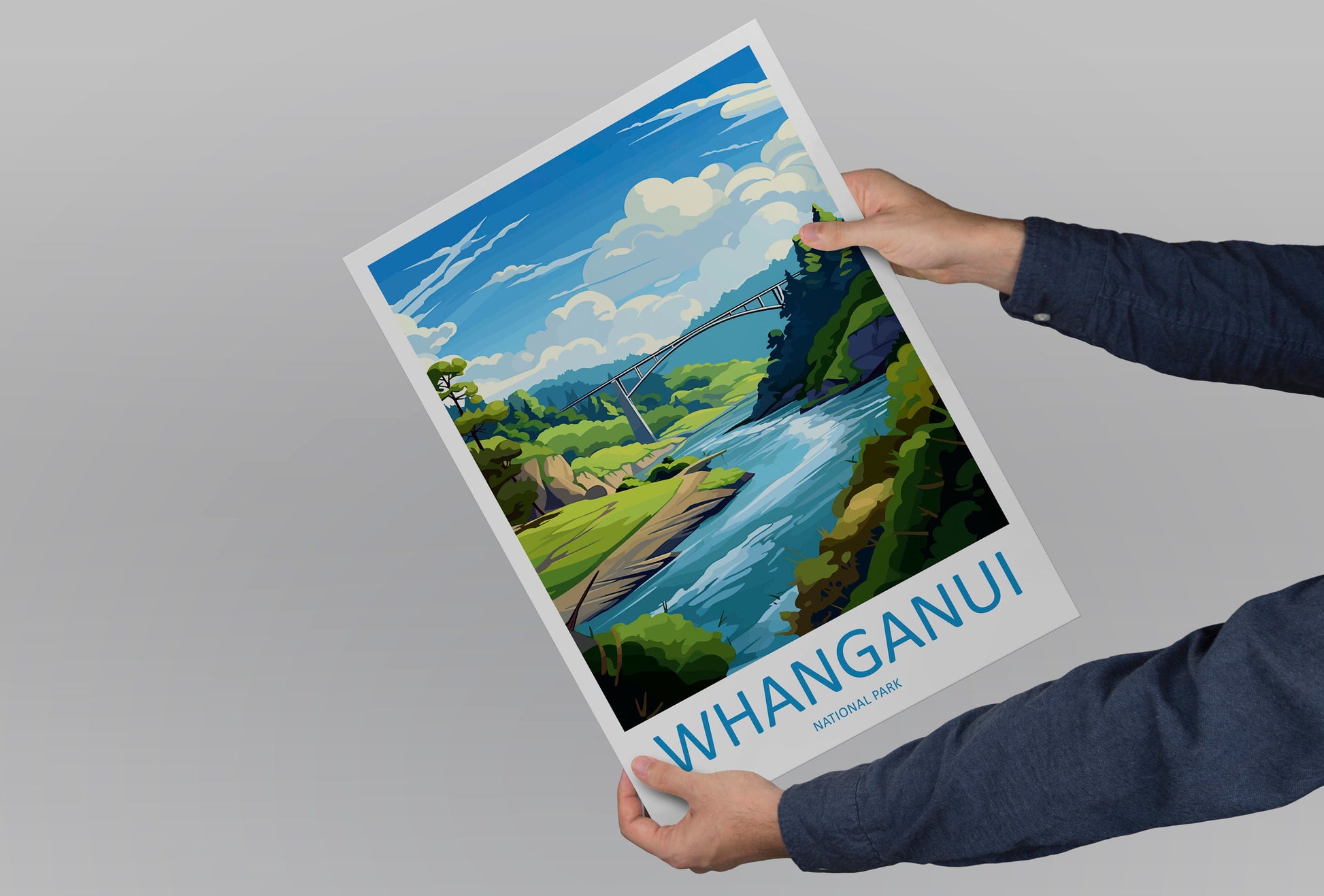 Whanganui National Park Travel Print Wall Art Whanganui National Park Wall Hanging Home Décor Whanganui National Park Gift Art Lovers