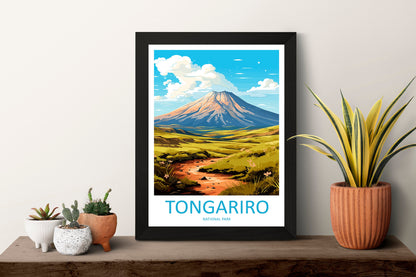 Tongariro National Park Travel Print Wall Art Tongariro National Park Wall Hanging Home Décor Tongariro National Park Gift Art Lovers
