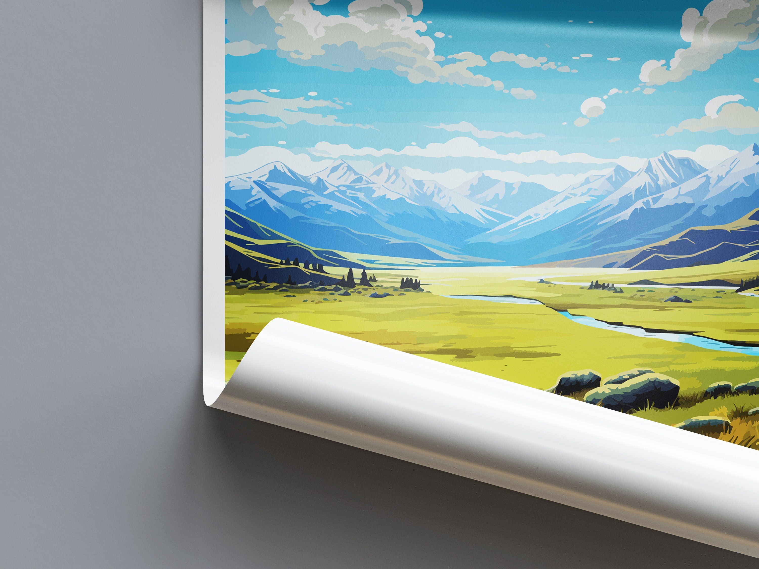 Arthurs Pass National Park Travel Print Wall Art Arthurs Pass National Park Wall Hanging Home Décor Arthurs Pass Park Gift Art Lovers