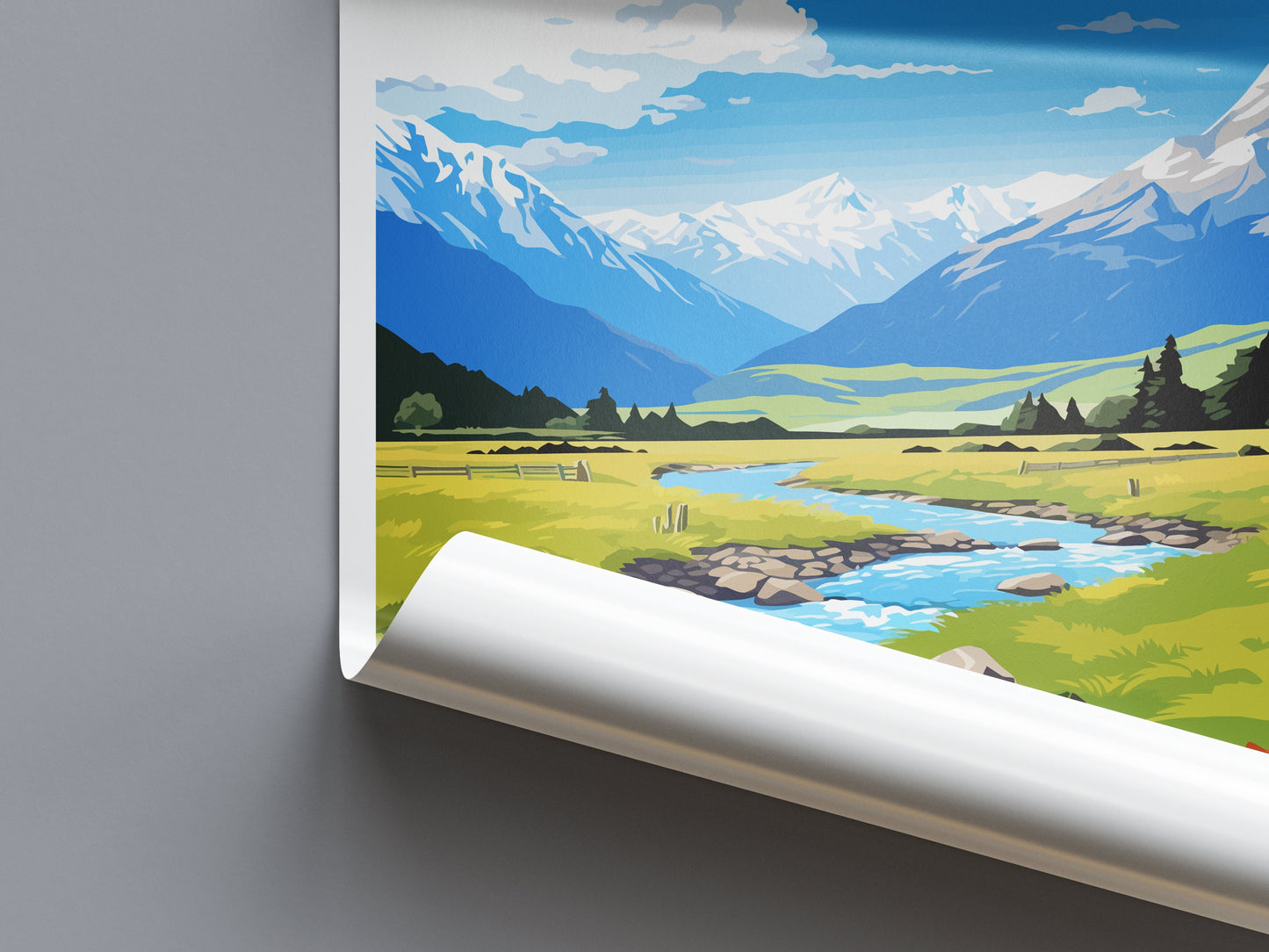 Arthurs Pass National Park Travel Print Wall Art Arthurs Pass National Park Wall Hanging Home Décor Arthurs Pass Park Gift Art Lovers