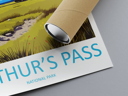 Arthurs Pass National Park Travel Print Wall Art Arthurs Pass National Park Wall Hanging Home Décor Arthurs Pass Park Gift Art Lovers