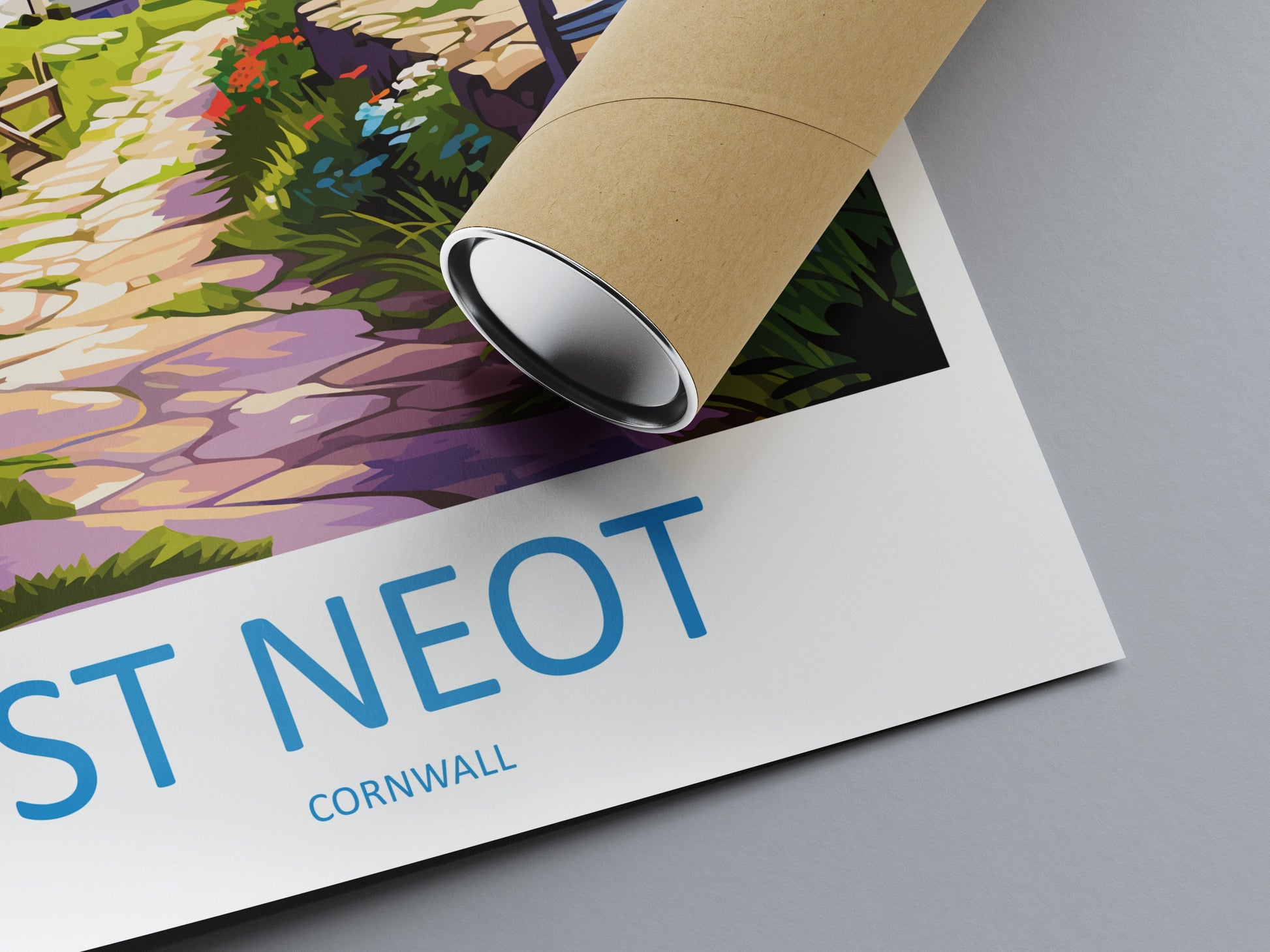 St Neot Travel Print Wall Art St Neot Wall Hanging Home Décor St Neot Gift Art Lovers Cornwall Art St Neot Wall Art