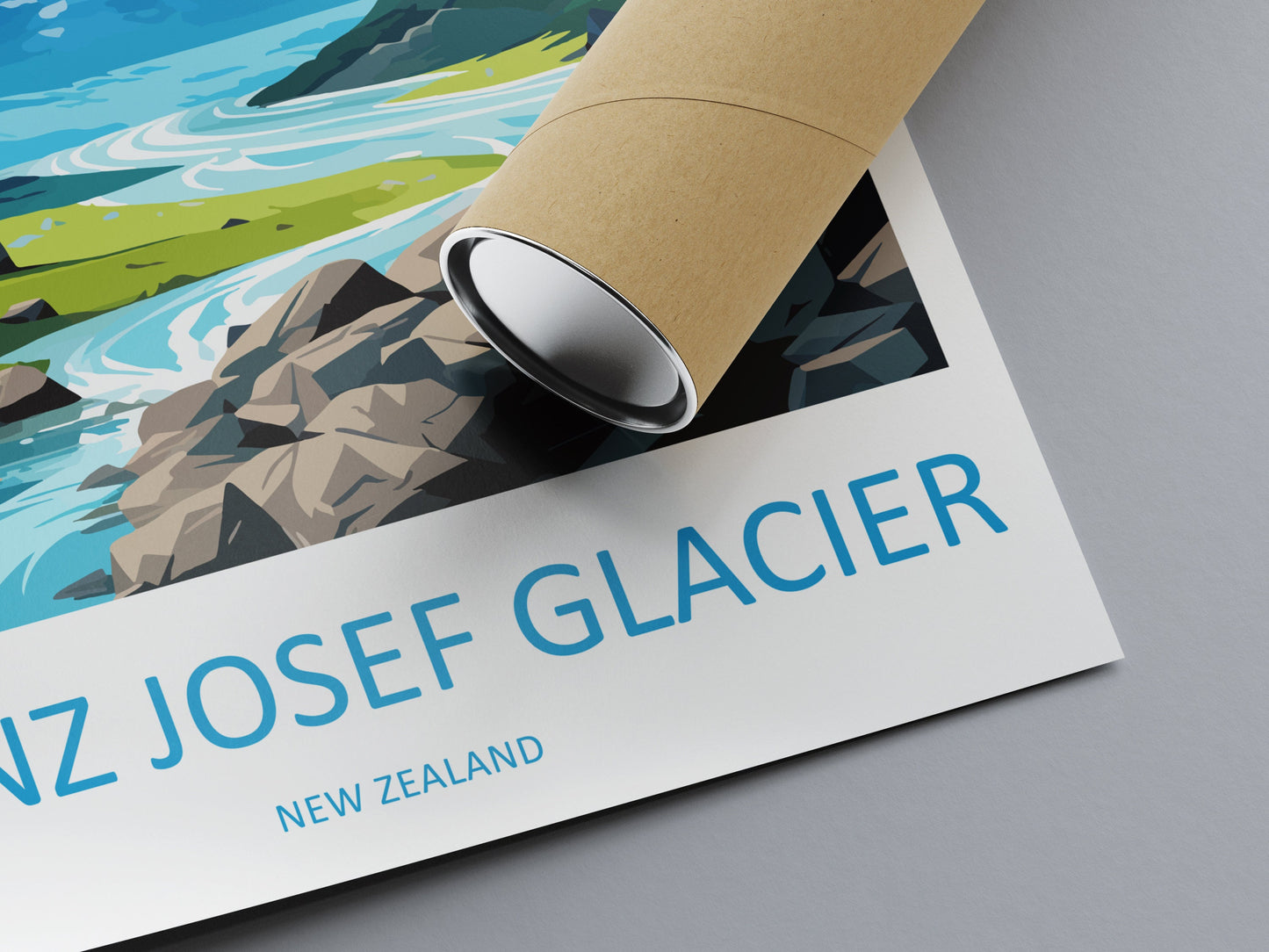Franz Josef Glacier Travel Print Wall Art Franz Josef Glacier Wall Hanging Home Décor Franz Josef Glacier Gift Art Lovers New Zealand Travel