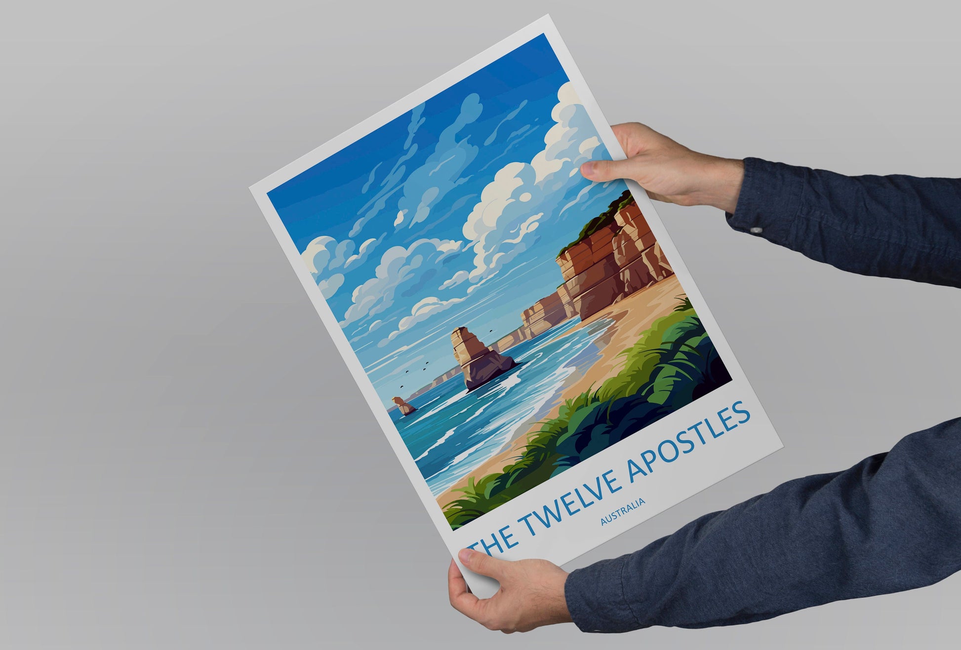 The Twelve Apostles Travel Print Wall Art Twelve Apostles Wall Hanging Home Décor Twelve Apostles Gift Art Lovers Wall Art Australia Poster