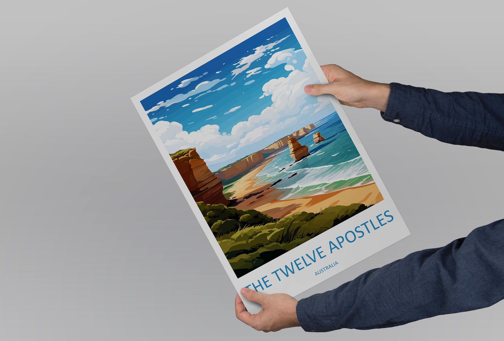 The Twelve Apostles Travel Print Wall Art Twelve Apostles Wall Hanging Home Décor Twelve Apostles Gift Art Lovers Wall Art Australia Poster