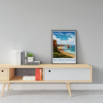 The Twelve Apostles Travel Print Wall Art Twelve Apostles Wall Hanging Home Décor Twelve Apostles Gift Art Lovers Wall Art Australia Poster