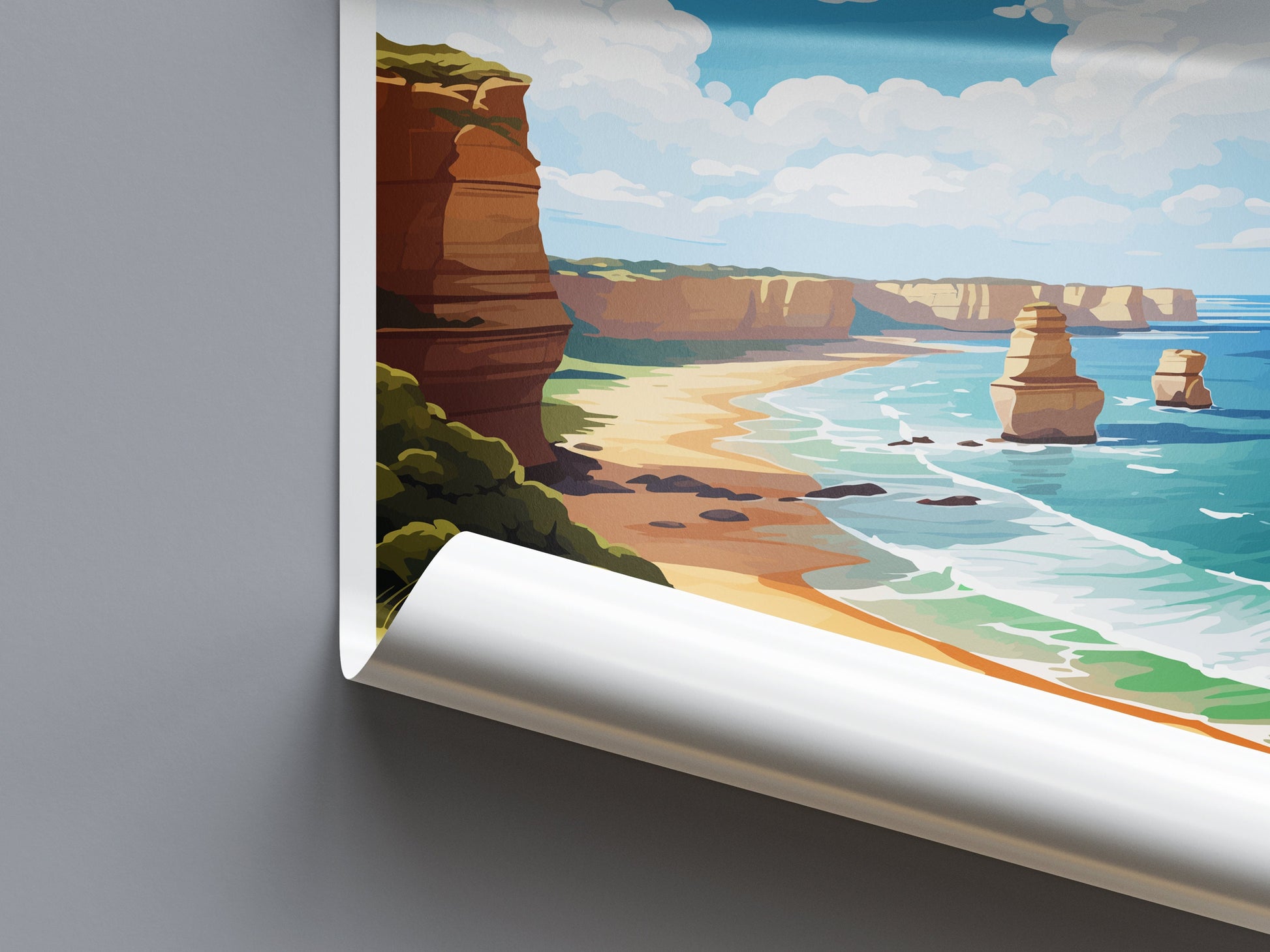 The Twelve Apostles Travel Print Wall Art Twelve Apostles Wall Hanging Home Décor Twelve Apostles Gift Art Lovers Wall Art Australia Poster