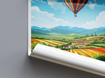 Yarra Valley Travel Print Wall Art Yarra Valley Wall Hanging Home Décor Yarra Valley Gift Art Lovers Wall Art Australia Poster