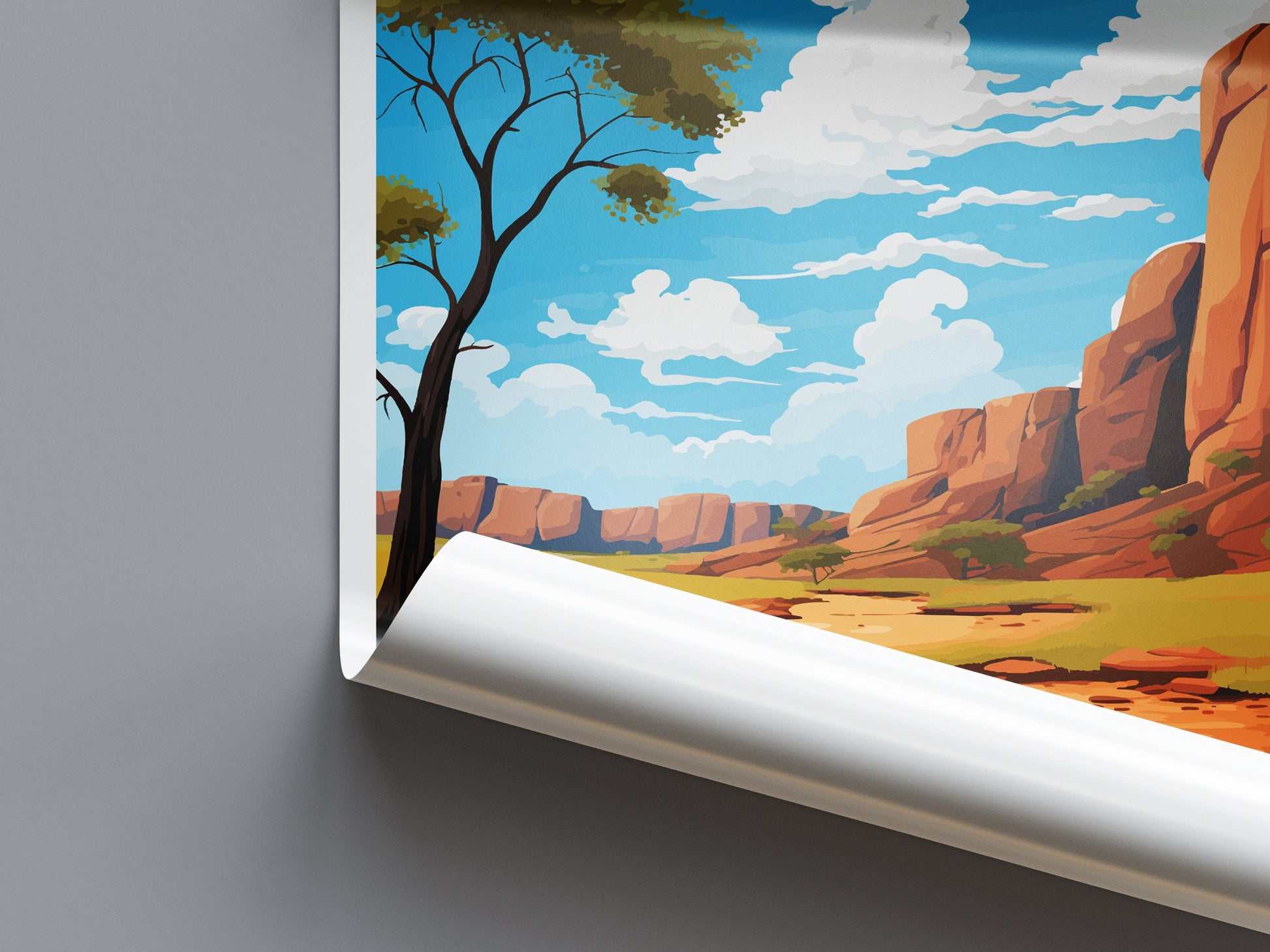 The Kimberley Travel Print Wall Art The Kimberley Wall Hanging Home Décor The Kimberley Gift Art Lovers Wall Art Australia Poster Decor