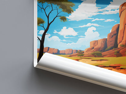 The Kimberley Travel Print Wall Art The Kimberley Wall Hanging Home Décor The Kimberley Gift Art Lovers Wall Art Australia Poster Decor