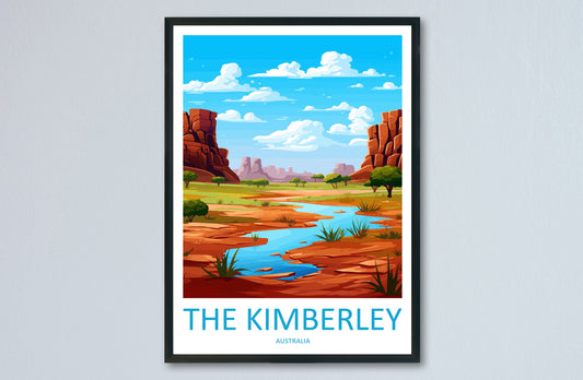 The Kimberley Travel Print Wall Art The Kimberley Wall Hanging Home Décor The Kimberley Gift Art Lovers Wall Art Australia Poster Decor