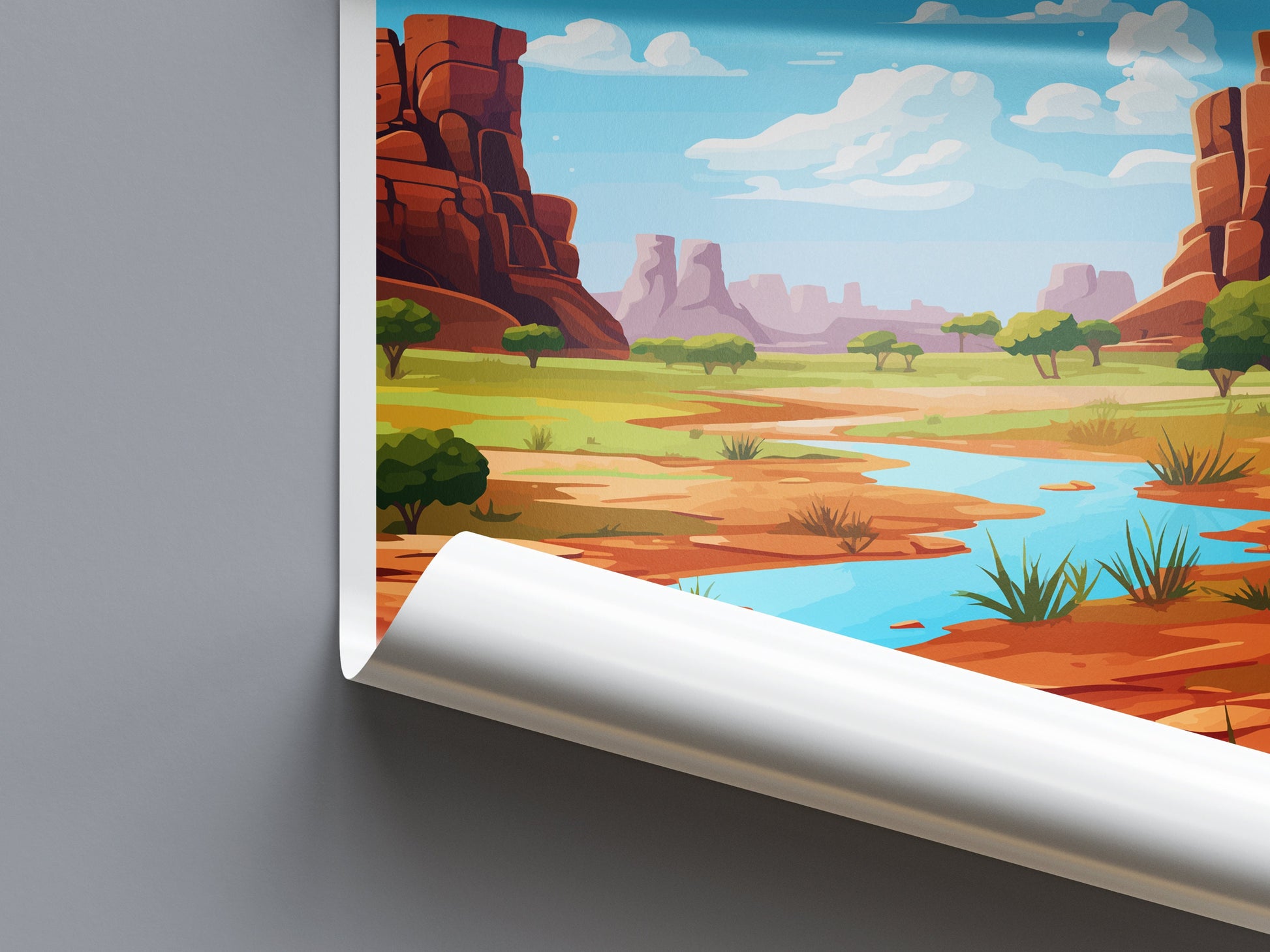 The Kimberley Travel Print Wall Art The Kimberley Wall Hanging Home Décor The Kimberley Gift Art Lovers Wall Art Australia Poster Decor