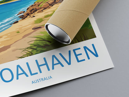 Shoalhaven Travel Print Wall Art Shoalhaven Wall Hanging Home Décor Shoalhaven Gift Art Lovers Wall Art Australia Poster Decor