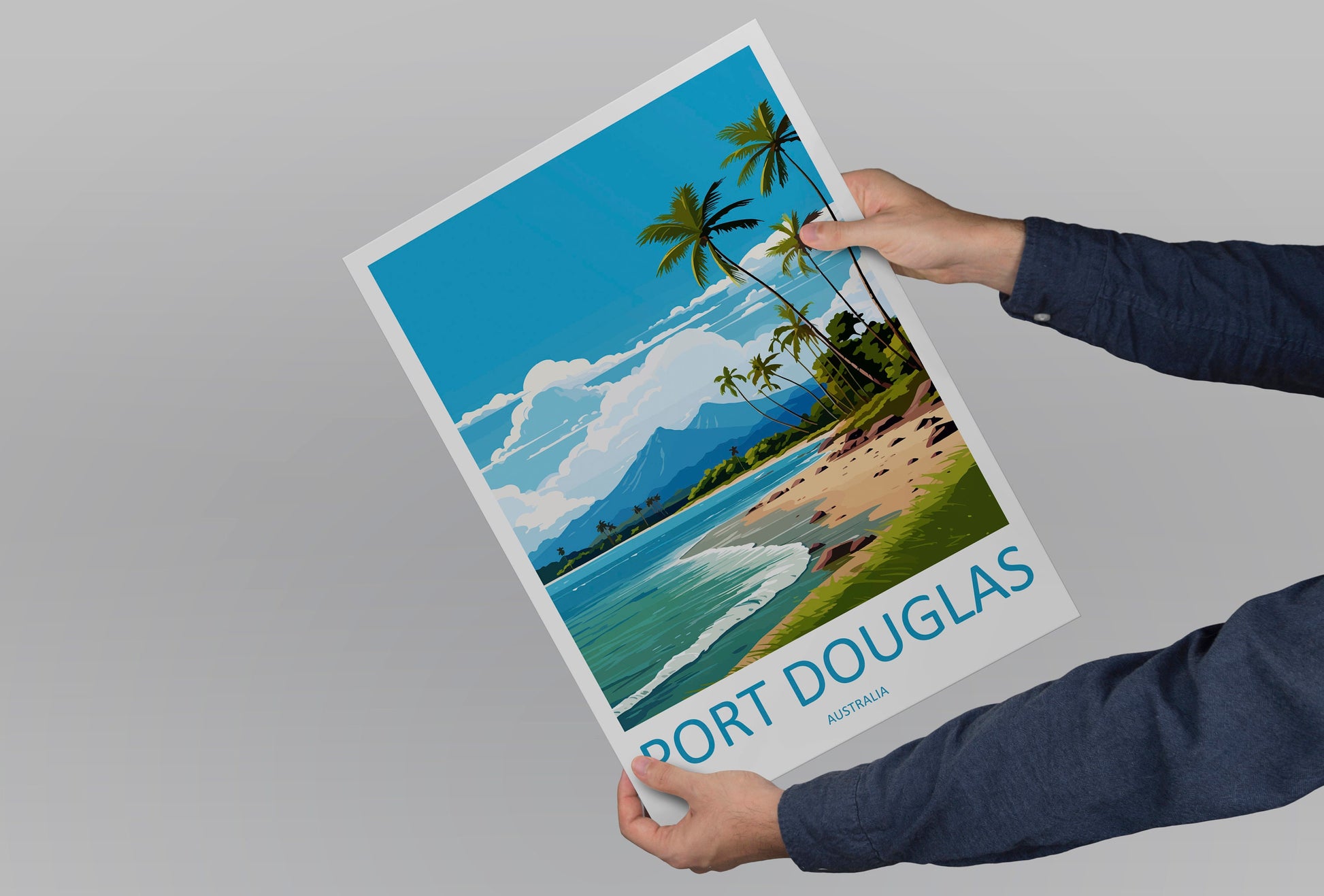 Port Douglas Travel Print Wall Art Port Douglas Wall Hanging Home Décor Port Douglas Gift Art Lovers Wall Art Australia Poster Deco