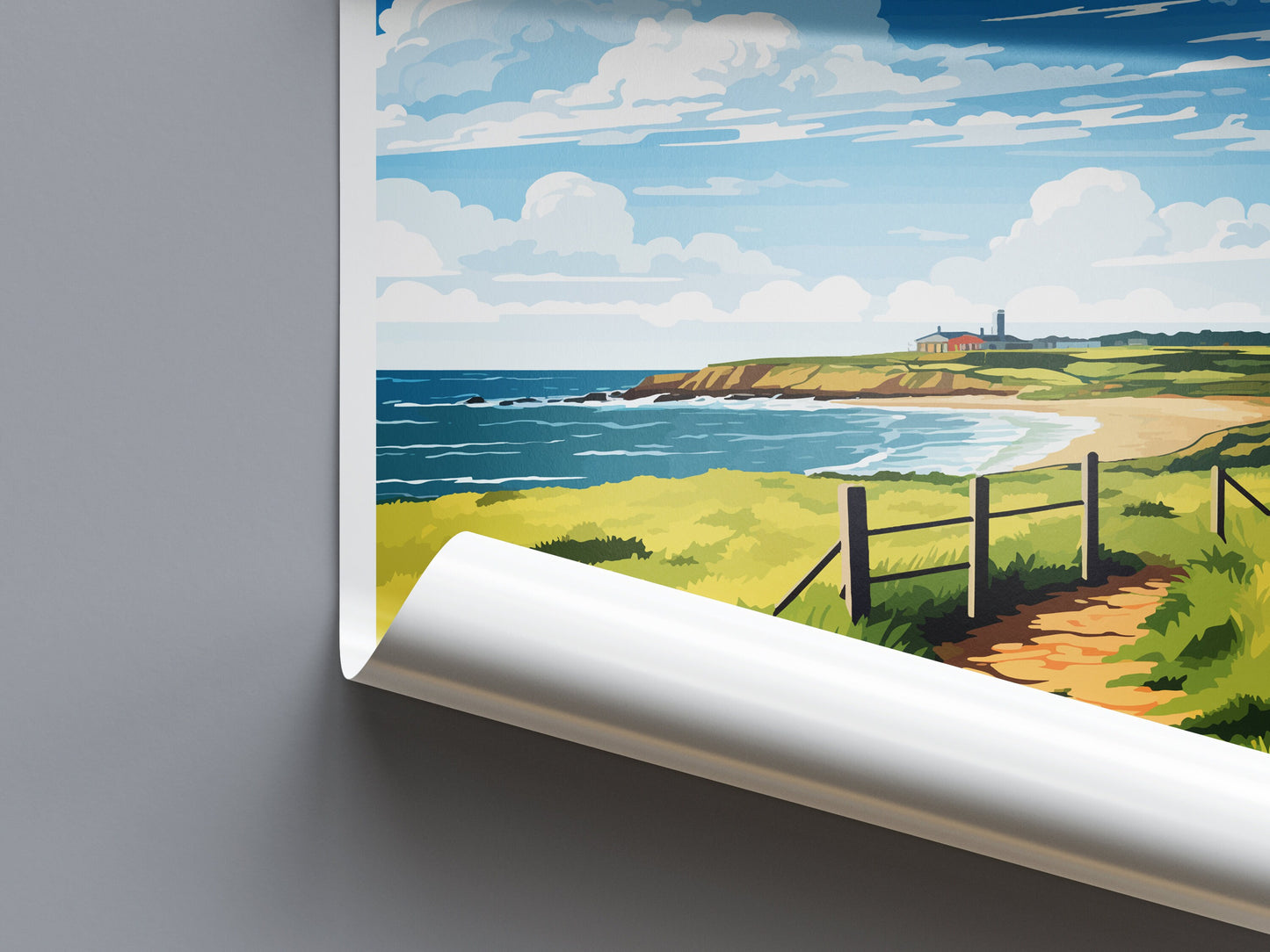 Phillip Island Travel Print Wall Art Phillip Island Wall Hanging Home Décor Phillip Island Gift Art Lovers Wall Art Australia Poster Deco