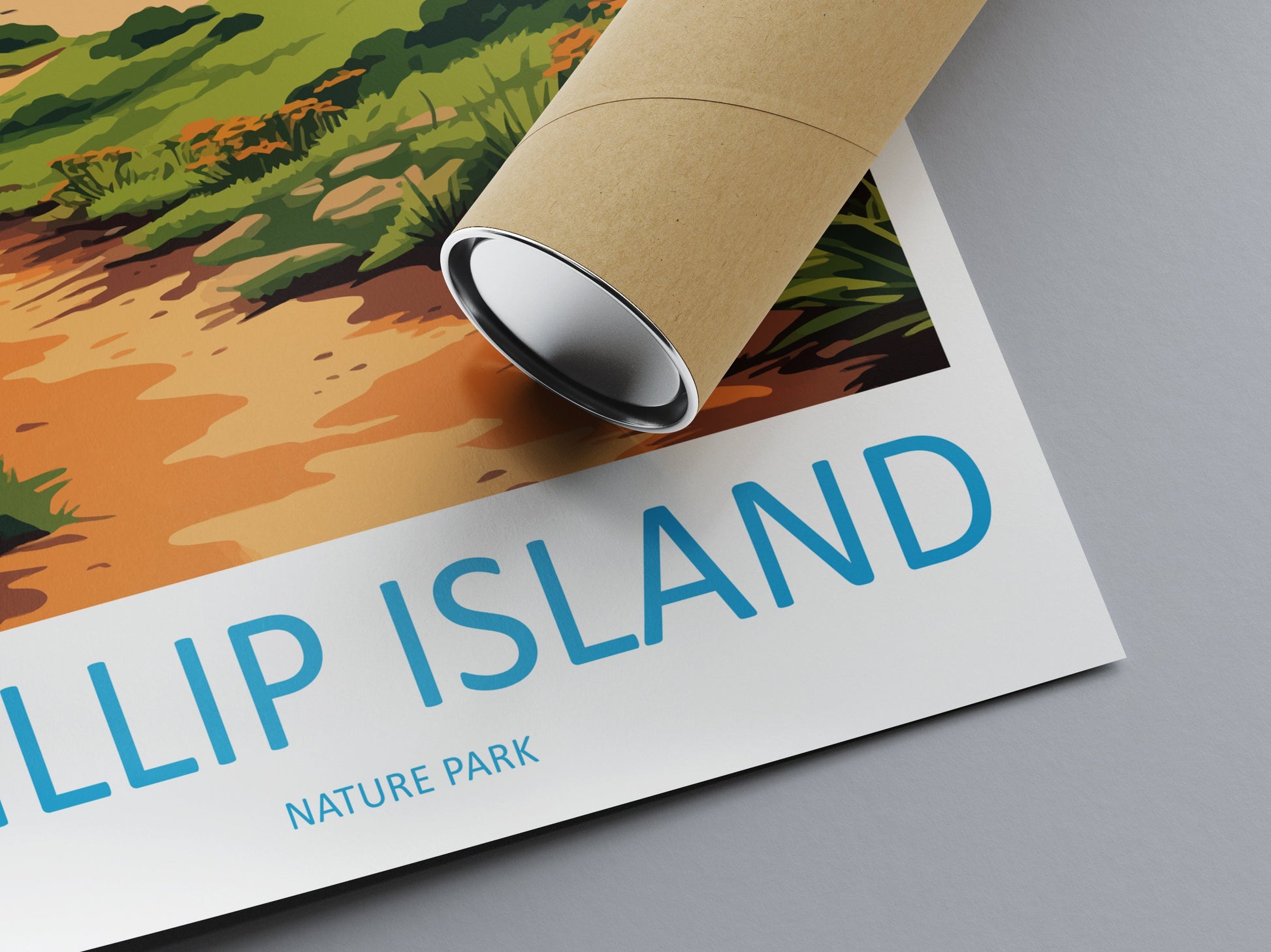Phillip Island Travel Print Wall Art Phillip Island Wall Hanging Home Décor Phillip Island Gift Art Lovers Wall Art Australia Poster Deco