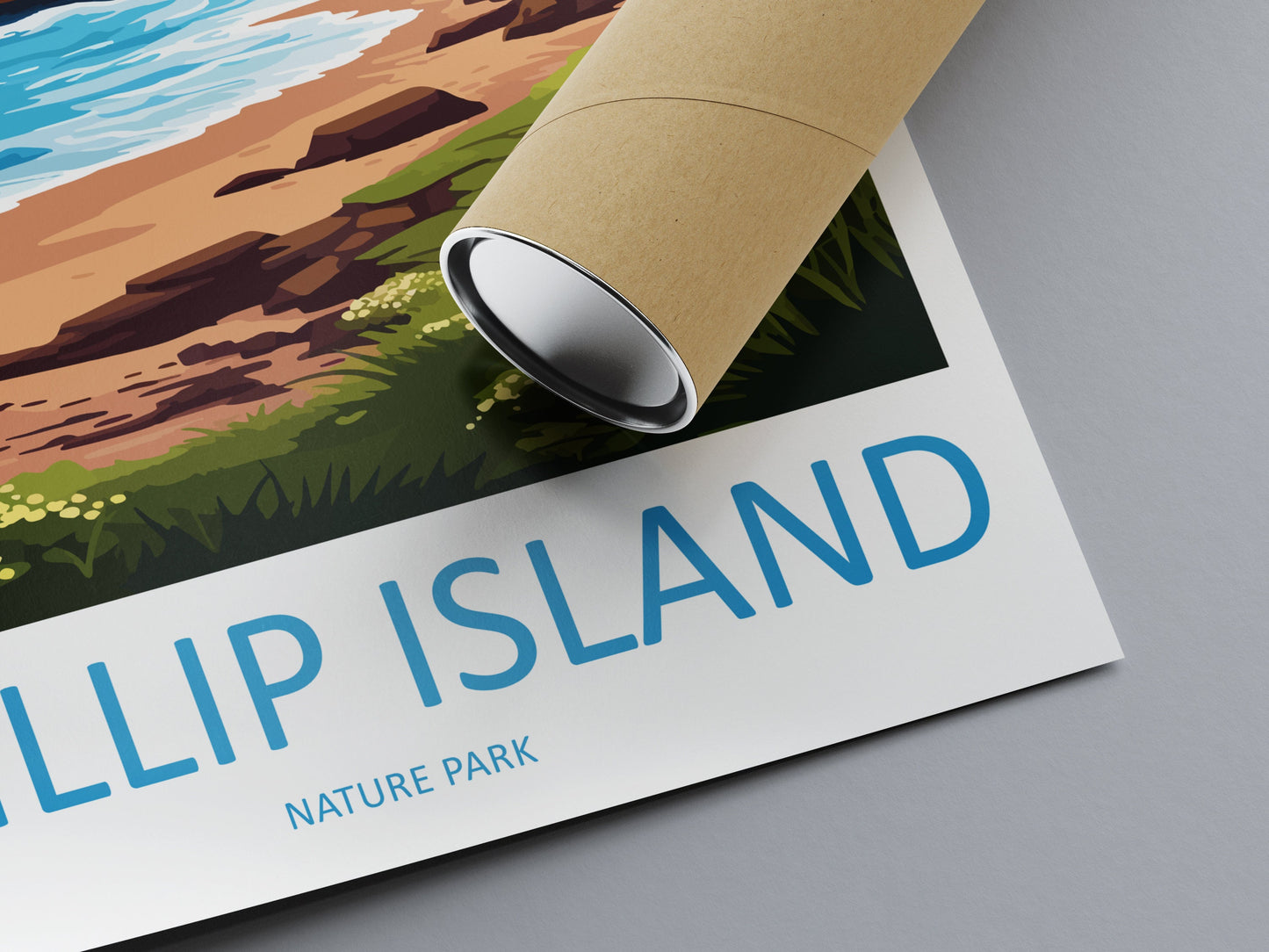Phillip Island Travel Print Wall Art Phillip Island Wall Hanging Home Décor Phillip Island Gift Art Lovers Wall Art Australia Poster Deco