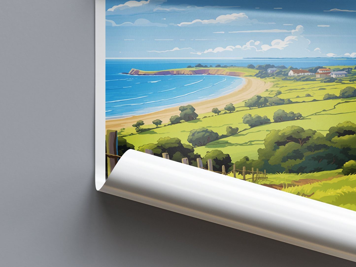 Morning Peninsula Travel Print Wall Art Morning Peninsula Wall Hanging Home Décor Morning Peninsula Gift Art Lovers Wall Art Australia Print