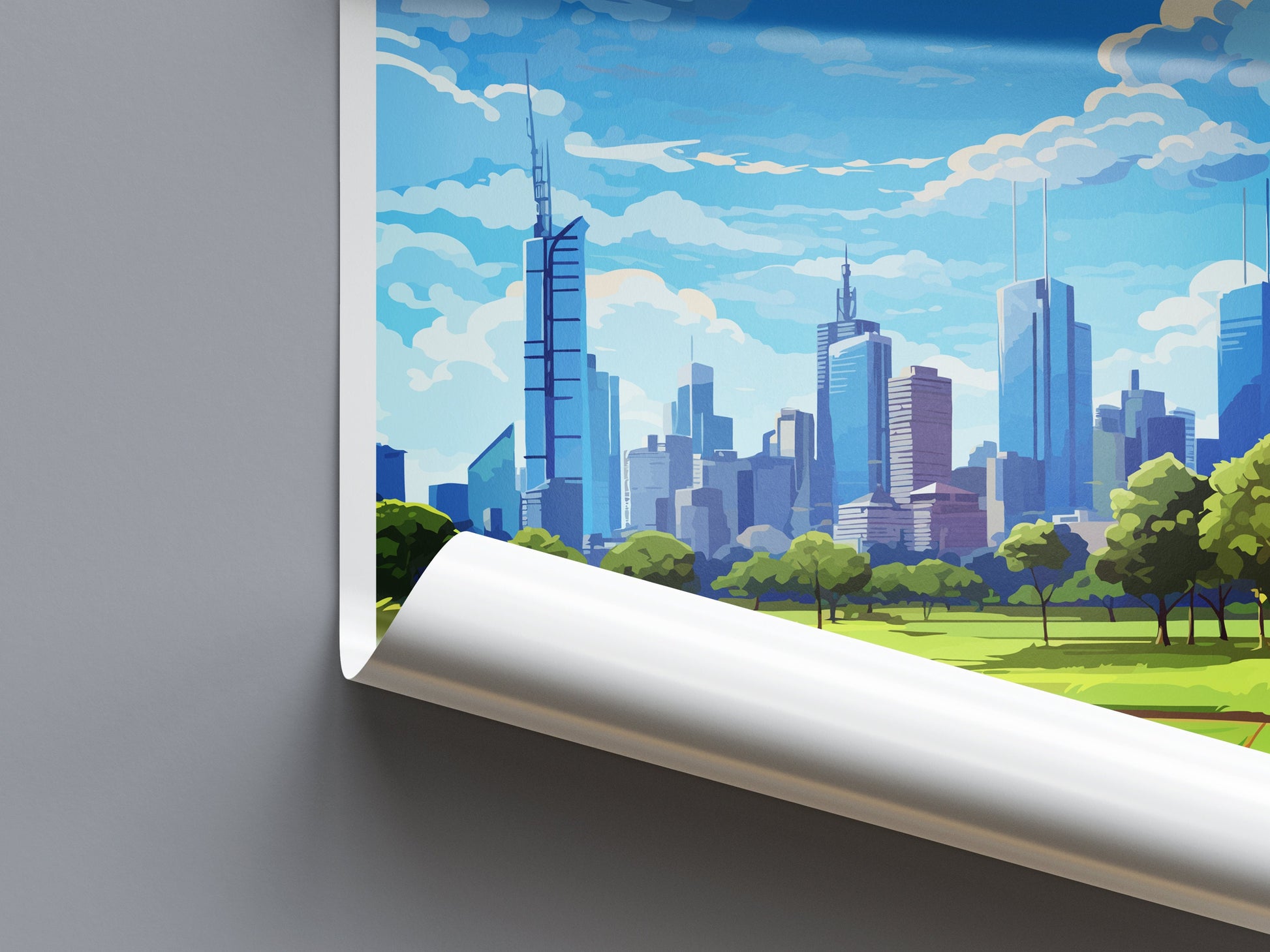 Melbourne Travel Print Wall Art Melbourne Wall Hanging Home Décor Melbourne Gift Art Lovers Wall Art Australia Poster Deco