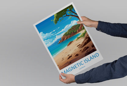 Magnetic Island Travel Print Wall Art Magnetic Island Wall Hanging Home Décor Magnetic Island Gift Art Lovers Wall Art Australia Poster Deco