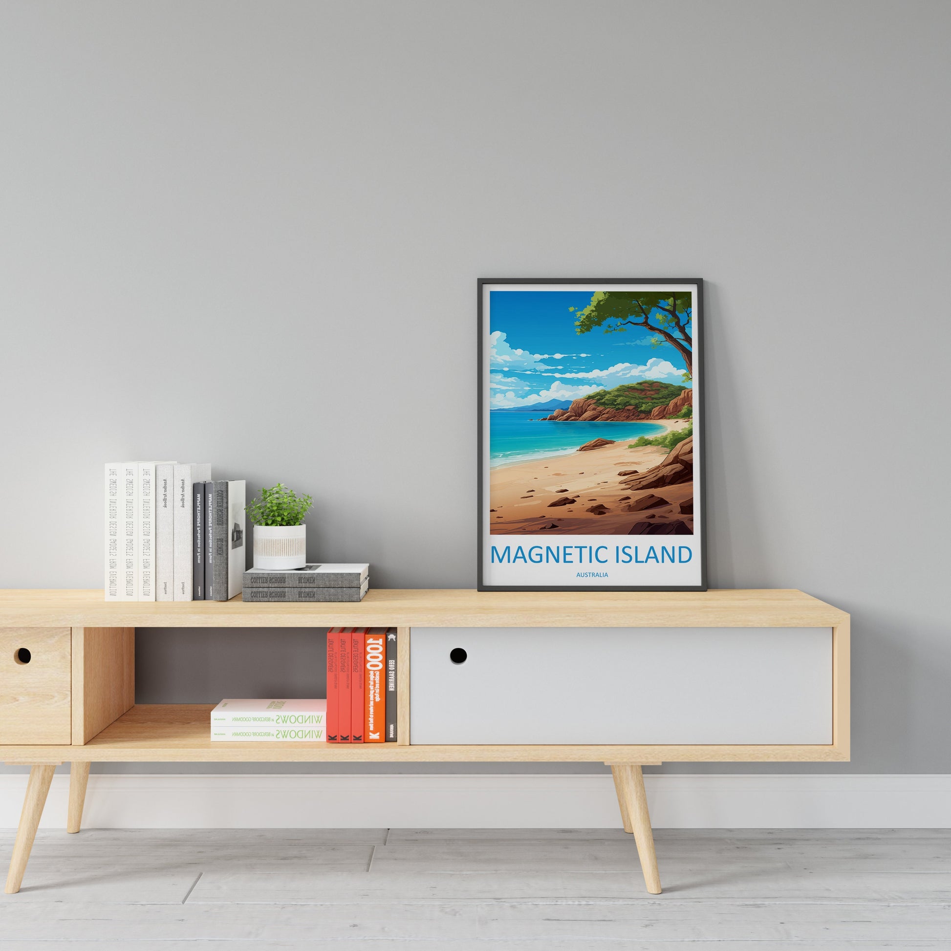 Magnetic Island Travel Print Wall Art Magnetic Island Wall Hanging Home Décor Magnetic Island Gift Art Lovers Wall Art Australia Poster Deco