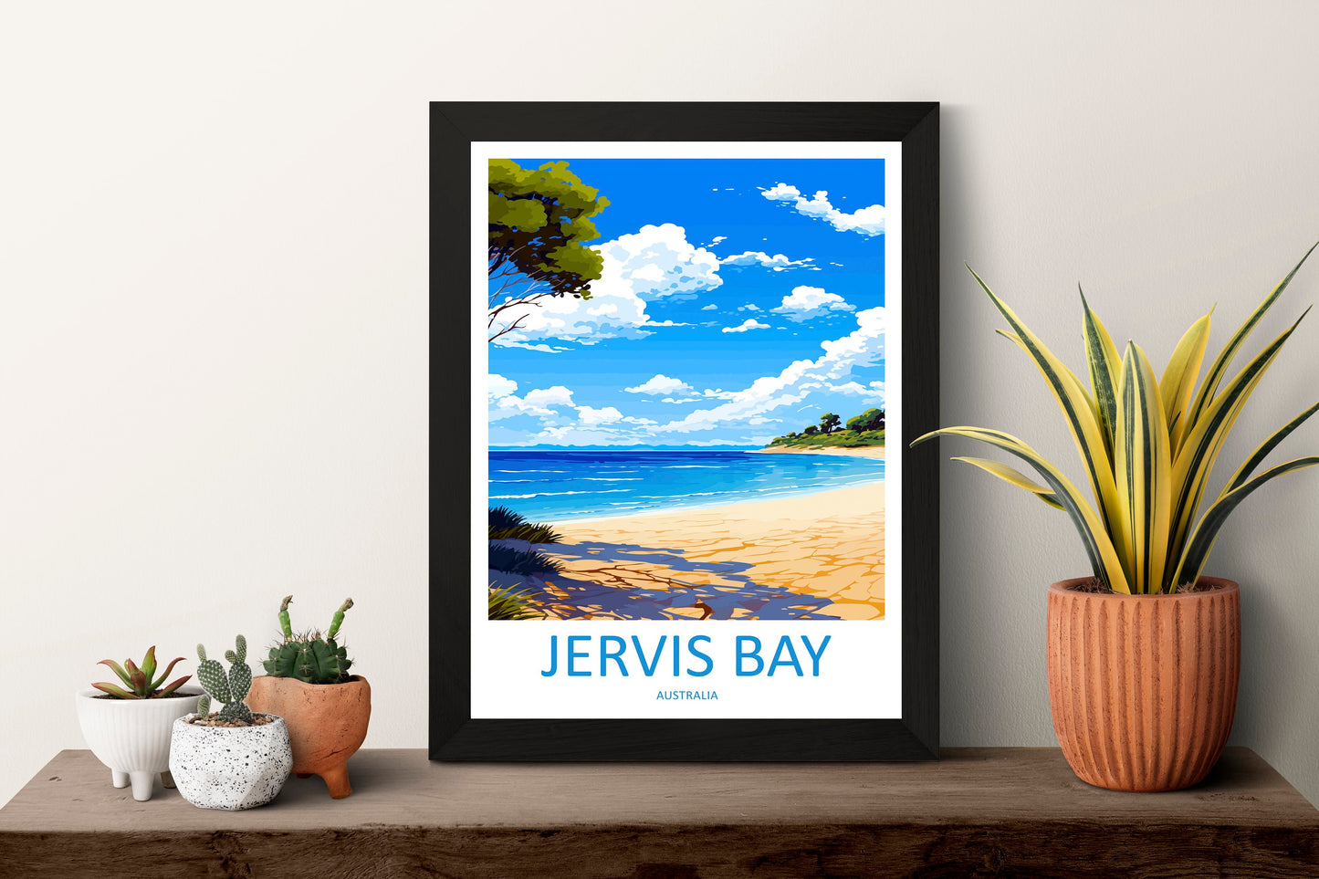 Jervis Bay Travel Print Wall Art Jervis Bay Wall Hanging Home Décor Jervis Bay Gift Art Lovers Wall Art Australia Poster Deco