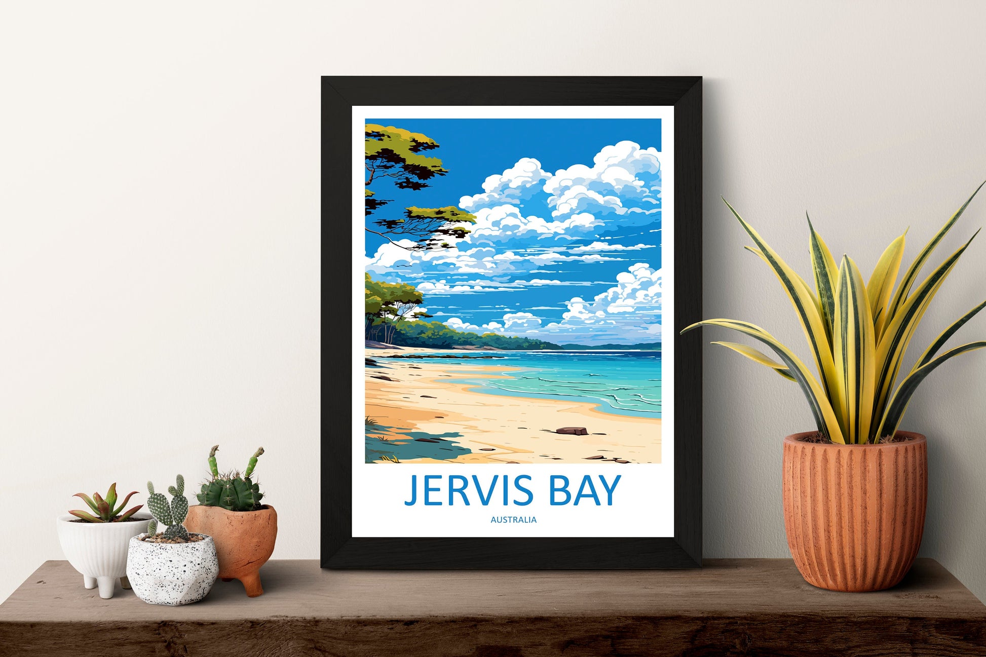 Jervis Bay Travel Print Wall Art Jervis Bay Wall Hanging Home Décor Jervis Bay Gift Art Lovers Wall Art Australia Poster Deco
